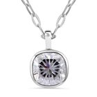 Moissanit Schmuckset 925 Silber rhodiniert ca. 7,24 ct.