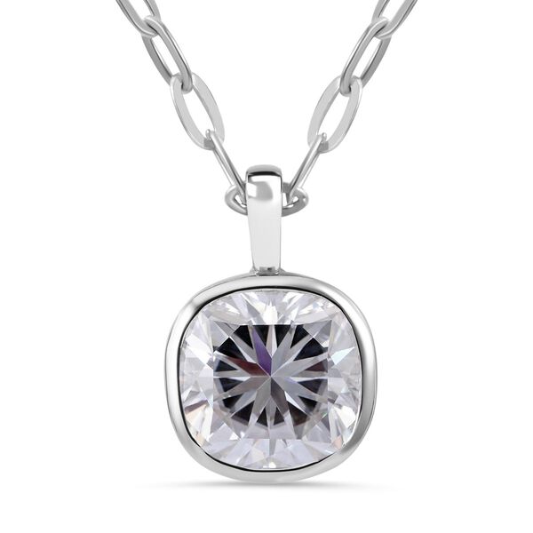 Moissanit Anh&auml;nger mit 45cm Kette - 7,24 ct. image number 0