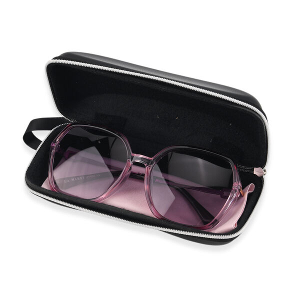 LA MAREY Sonnenbrille UV400 mit polarisierten Gl&auml;sern leichter Rahmen 14,5 x 15 cm Lila image number 7
