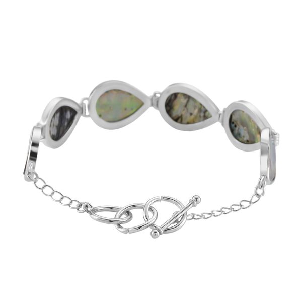 Abalone Muschel Armband ca. 19 cm mit 2.5 cm extender, Reine Legierung image number 4