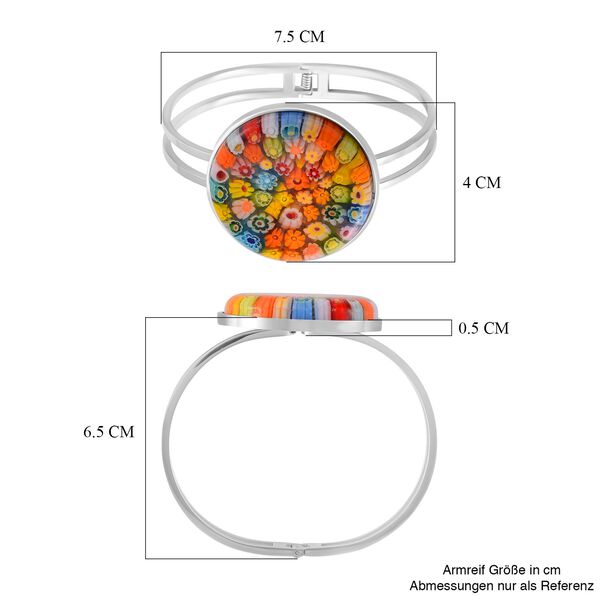 Armreif in Murano-Stil, 16,5 cm image number 5