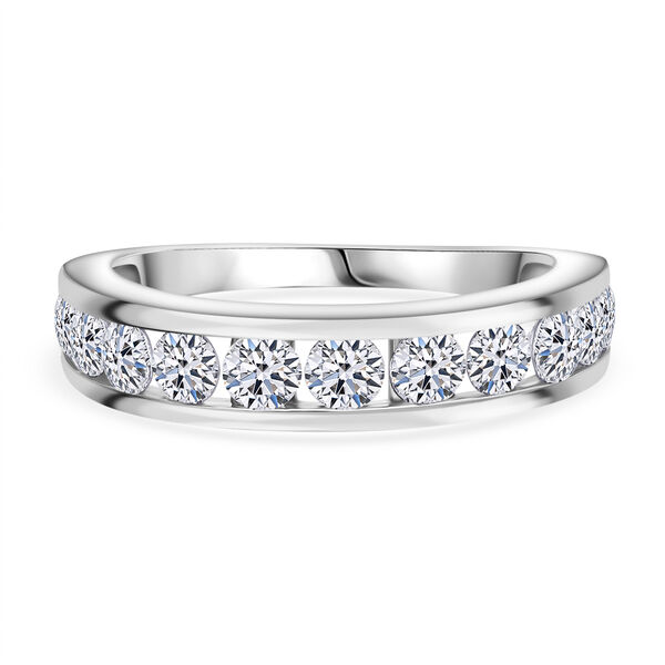 LUXURIANT SGL zertifizierter VS-EF Labor Diamant Ring in 950 Platin - 2 ct. image number 0