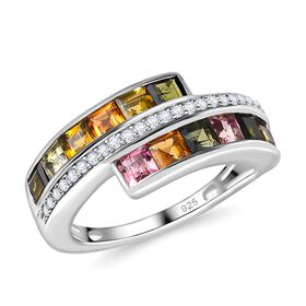 Multi-Turmalin und Zirkon Ring - 2,11 ct.
