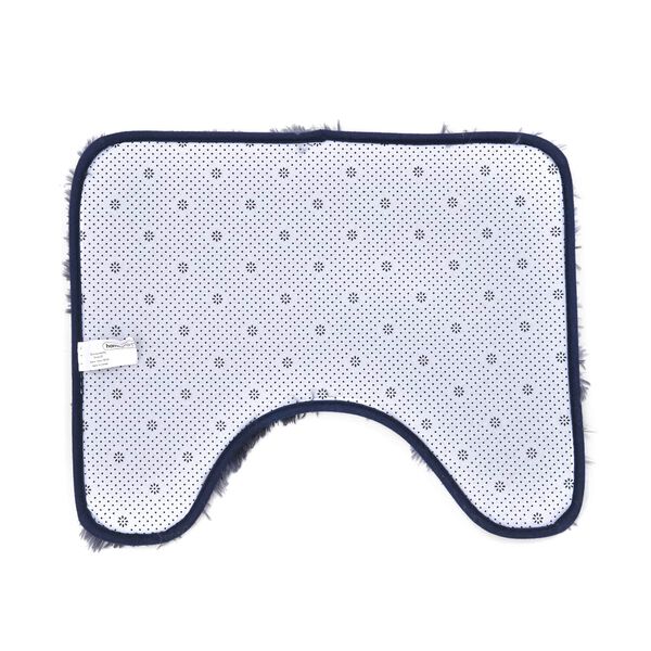 2er Set - Verlauf-Plüsch-Matten mit Anti-Rutsch-Rückseite, Dunkelgrau image number 5