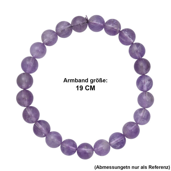AAA Afrikanischer Amethyst Armband 18 cm ca. 120,00 ct. image number 4