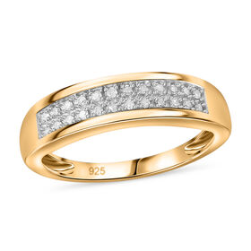 Wei&szlig;er Diamant-Ring - 0,20 ct.