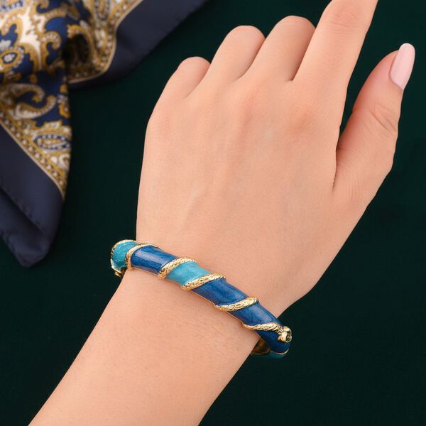 Emailliert Armreif ca. 19 cm ca. 30,50g image number 3