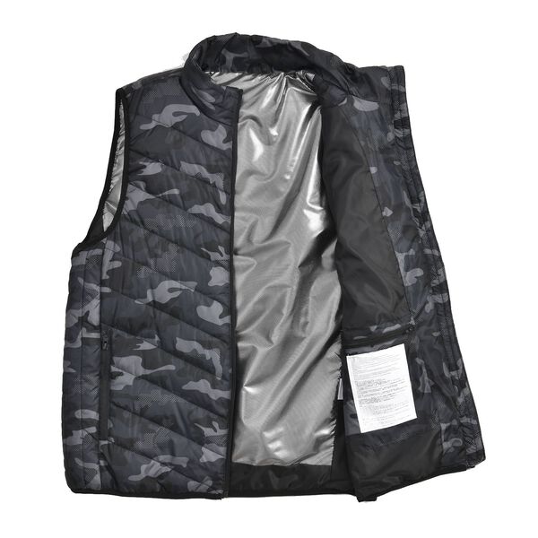 Beheizbare Weste mit 4 Heizzonen, inkl 5000Mah Solar Powerbank, Camouflage image number 3