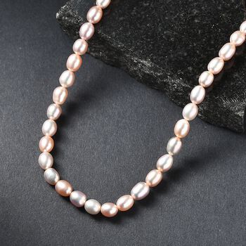 D'Joy AAA lavendel S&uuml;&szlig;wasserperle 45cm Halskette