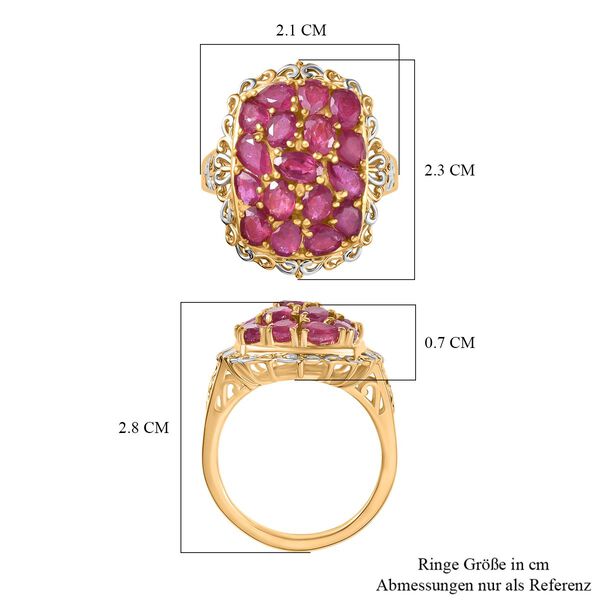 EverTrue Niassa Rubin zweifarbiger Ring - 4,31 ct. image number 7