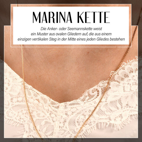 Marina Kette in 585 Gold image number 1