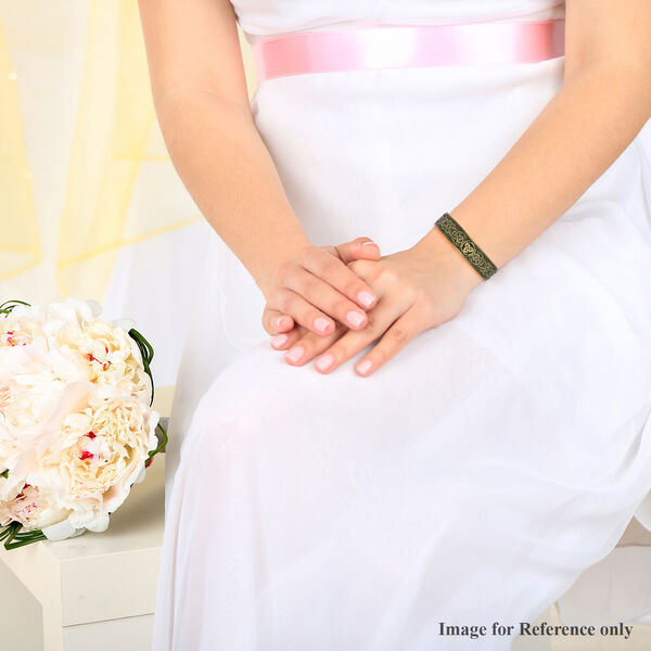 Schlichter Armreif ca. 17-18 cm in goldfarben image number 3