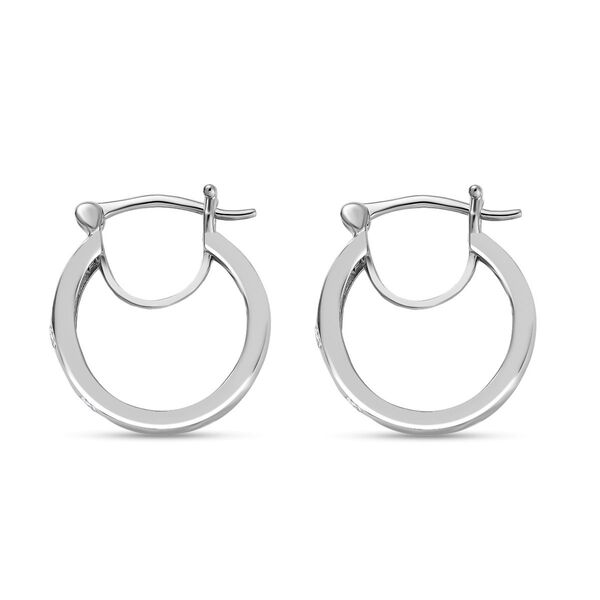 Moissanit Ohrringe, 925 Silber rhodiniert, ca. 0,62 ct. image number 6