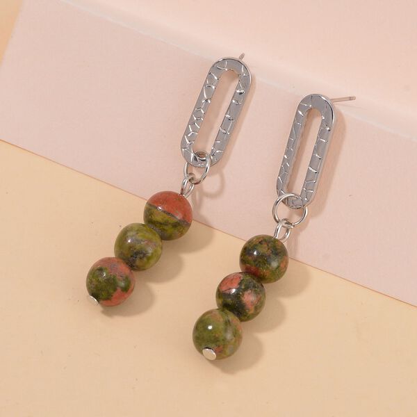 Unakite Ohrringe - 25 ct. image number 2