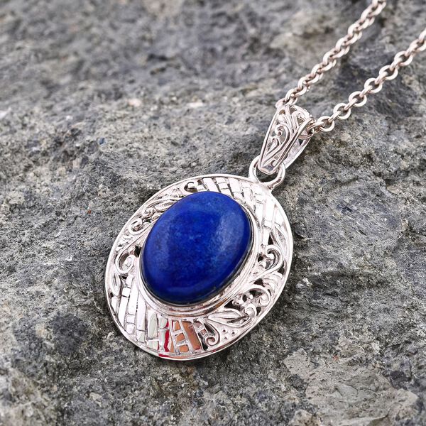 Royal Bali - Lapislazuli Anh&auml;nger, 925 Silber ca. 13.07 ct image number 1
