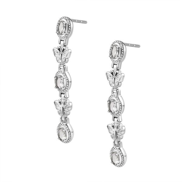 Weiße Topas Ohrringe - 3,34 ct. image number 5