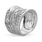 Royal Bali Kollektion - 925 Silber Ring (Größe 16.00) ca. 5,85g image number 3