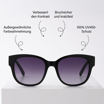 Sole und Luce - Swiss Eyewear - Ultra-Polarisierte Sonnenbrille mit UV400 Schutz, Schwarz