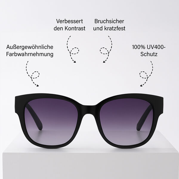 Sole und Luce - Swiss Eyewear - Ultra-Polarisierte Sonnenbrille mit UV400 Schutz, Schwarz image number 2