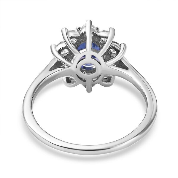 Tansanit und Zirkon-Ring - 1,70 ct. image number 5