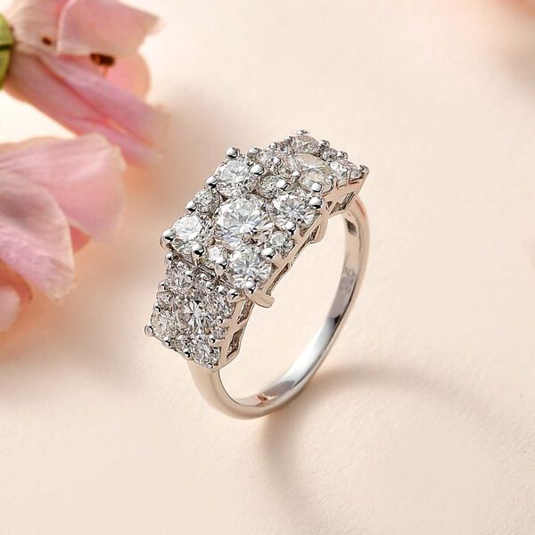 Moissanit Ring - 2,24 ct. image number 2