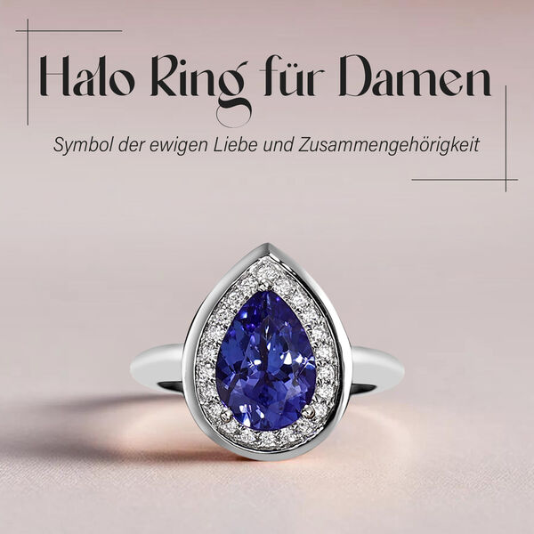 RHAPSODY AAAA Tansanit und VS EF Diamant-Ring - 2,27 ct. image number 2