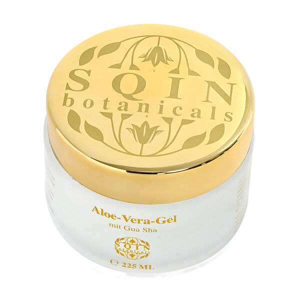SQIN Botanicals - Aloe Vera Gel Set 225 ml mit Rauchquarz Gua Sha image number 2