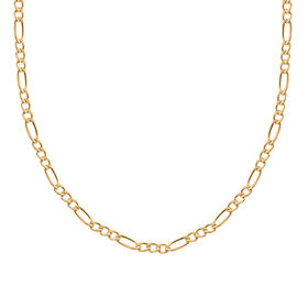 Figarokette ca. 50 cm, 585 Gelbgold ca. 1,60g