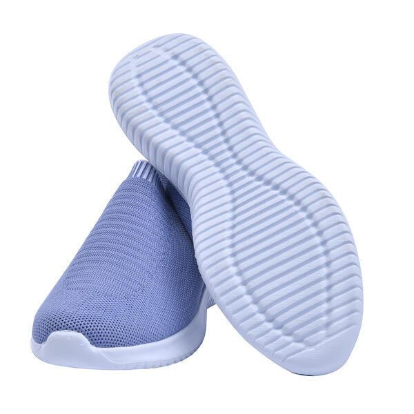 Sportliche Slip-On-Sneaker, Größe 37, Blau image number 5