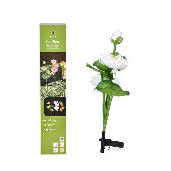 Solarbetriebene Calla Lilie mit LEDs, Gr&ouml;&szlig;e: 73 cm