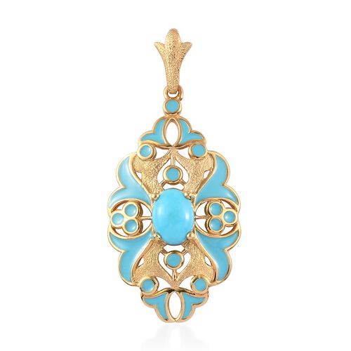 Natürlicher Sleeping Beauty Türkis-Anhänger - 1,05 ct. image number 0