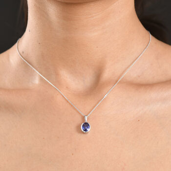 D'Joy Tansanit und Zirkon 19cm Armband - 4,15 ct.