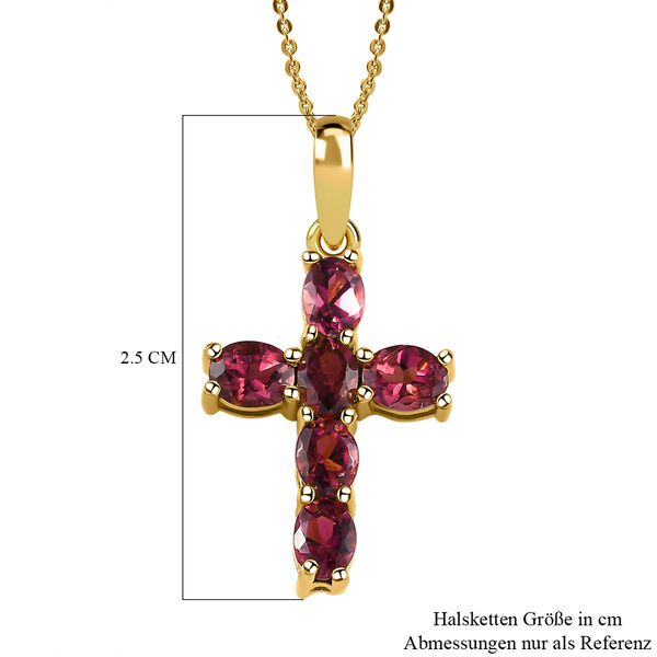 AA Rubellit Anhänger mit Kette, 50 cm - 1,09 ct. image number 6