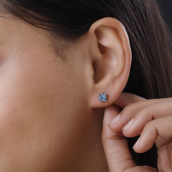 Small Nugget London Blautopas Ohrstecker