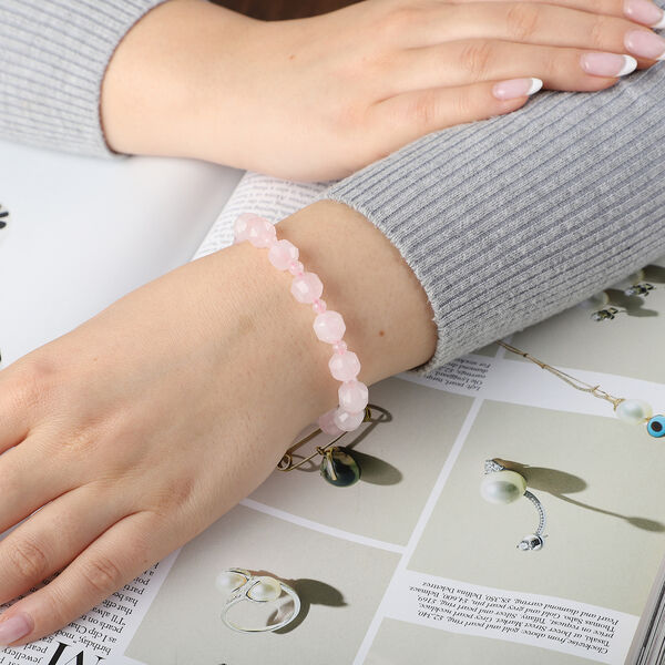 Rosenquarz, flexibel Armband ca. 105,00 ct image number 2