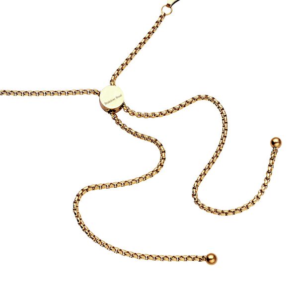 Panzerkette, ca. 45 cm, 316L Edelstahl Goldfarben ca. 25,50g image number 5