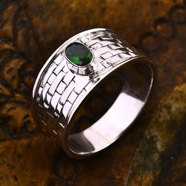 Royal Bali Kollektion - Natürlicher Chromdiopsid Ring - 0,50 ct. image number 1