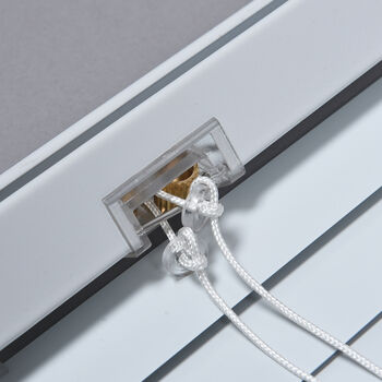 Klemmjalousie aus Aluminium, Gr&ouml;&szlig;e 60x130 cm, Wei&szlig;