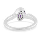 Afrikanischer Amethyst Bypass-Ring, 925 Silber  ca. 0,79 ct image number 5