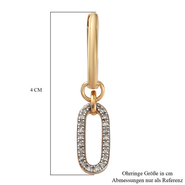 Diamant-Ohrh&auml;nger in Silber image number 5