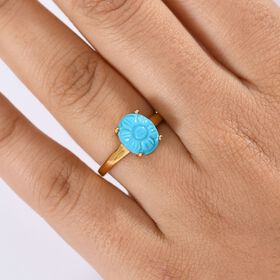 AA Sleeping Beauty Türkis Ring - 2,47 ct.