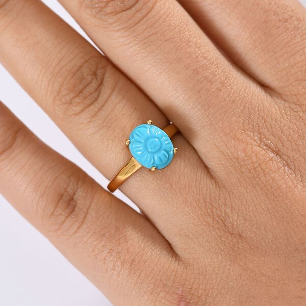 AA Sleeping Beauty Türkis Ring - 2,47 ct. image number 3