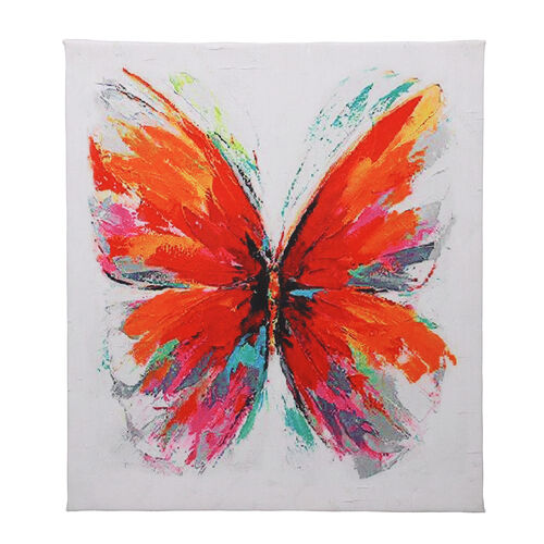 Leinwand Rahmen Digitaldruck Schmetterling Wandbild image number 0