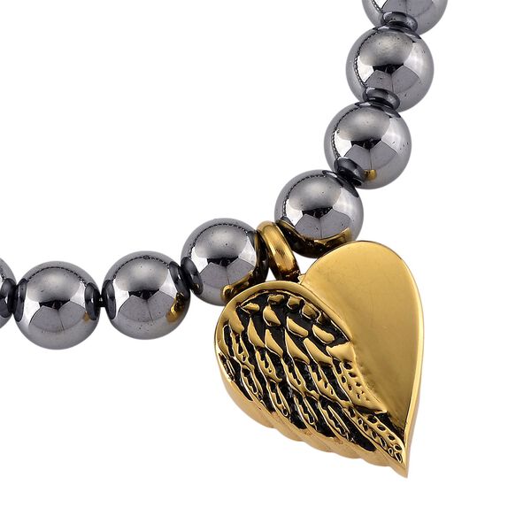 Terahertz Armband ca. Flexibles cm 316L Edelstahl gelb vergoldet ca. 80.00 ct image number 5