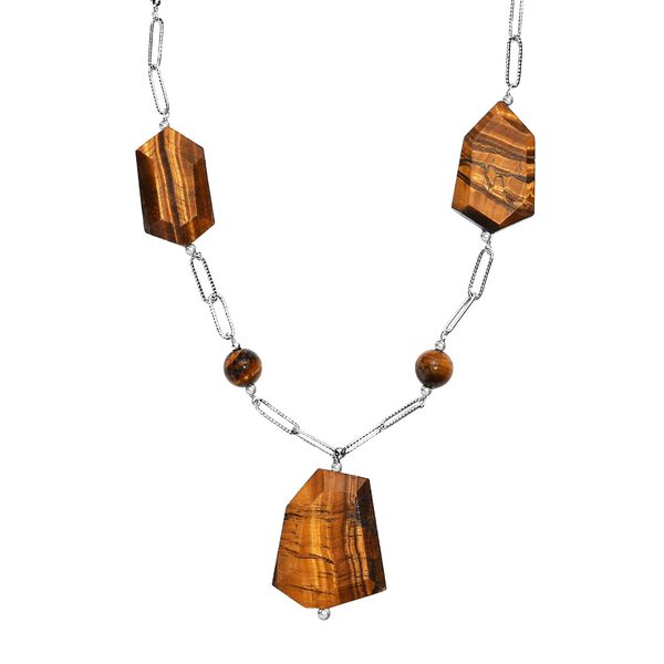 Tigerauge 50cm Halskette - 240 ct.