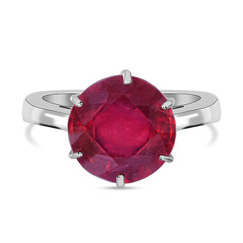 AA Afrikanischer Rubin (Fissure gef&uuml;llt) Ring - 5,35 ct.