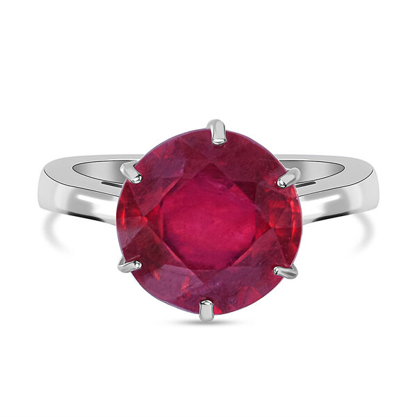 AA Afrikanischer Rubin (Fissure gef&uuml;llt) Ring - 5,35 ct.