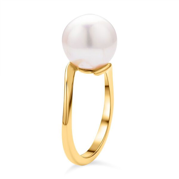 2er-Set, weißer Edison Perlen-Ring und Anhänger - 23,9 ct. image number 5