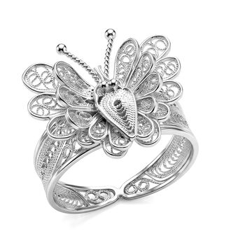 925 Silber Ring (Gr&ouml;&szlig;e 18.00) ca. 4,37g