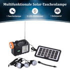 Multifunktionale Solar-Taschenlampe, 21,5x8x16,5cm, Schwarz image number 2